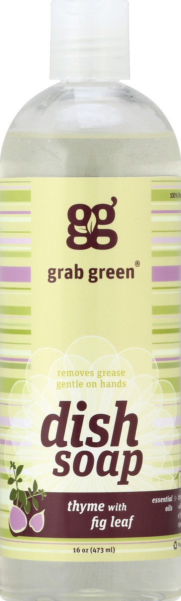 slide 2 of 2, Grab Green Dish Soap 16 oz, 16 oz