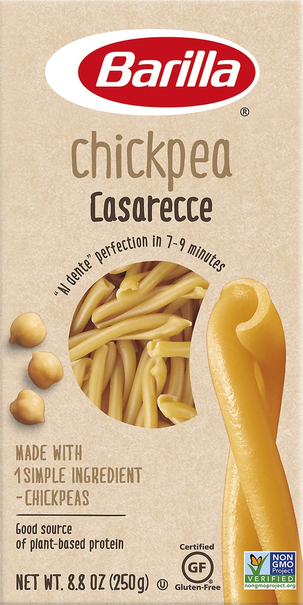 slide 9 of 11, Barilla Chickpeas Legume Casarecce, 8.8 oz