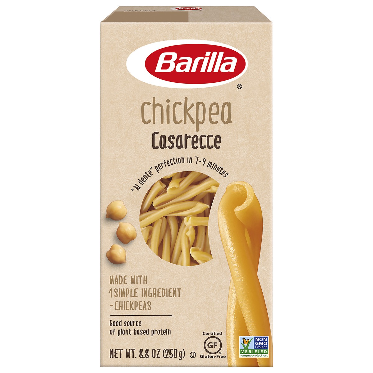 slide 11 of 11, Barilla Chickpeas Legume Casarecce, 8.8 oz