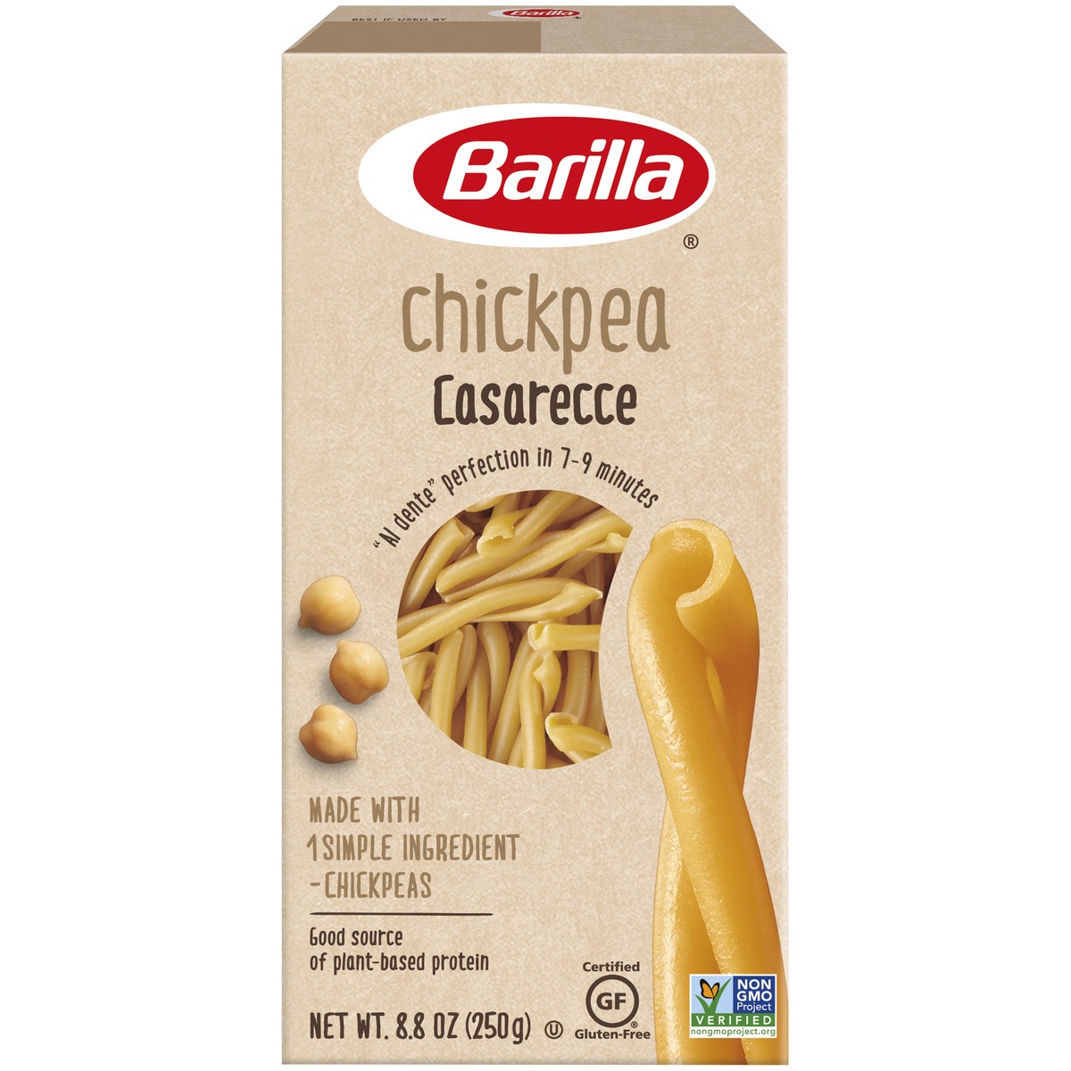 slide 1 of 11, Barilla Chickpeas Legume Casarecce, 8.8 oz