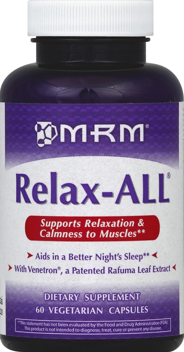 slide 2 of 2, MRM Condition Specific Relax-All With Phenibut Capsules, 60 ct