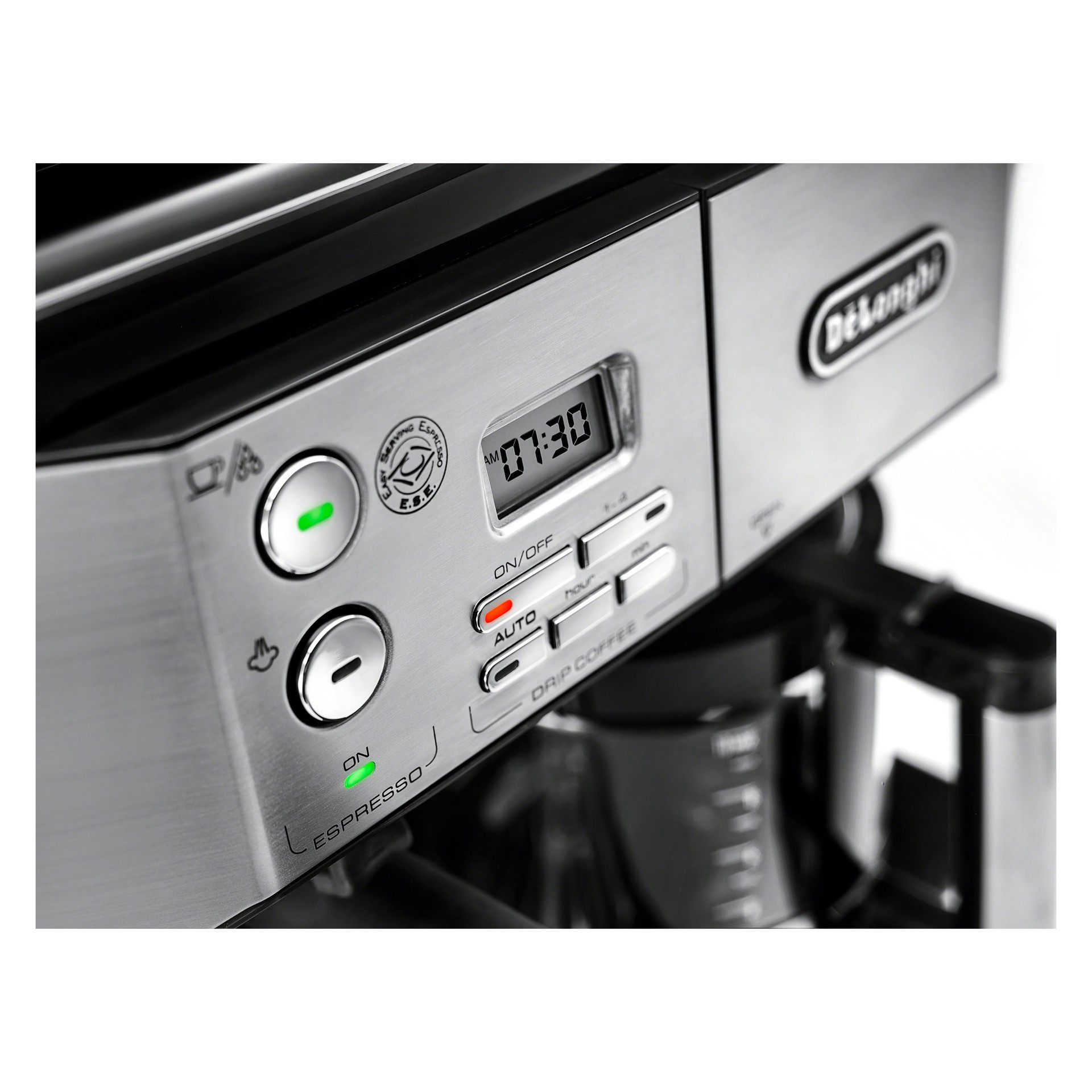 slide 8 of 13, DeLonghi Combination Espresso/Coffee Machine - Stainless Steel BCO430, 1 ct