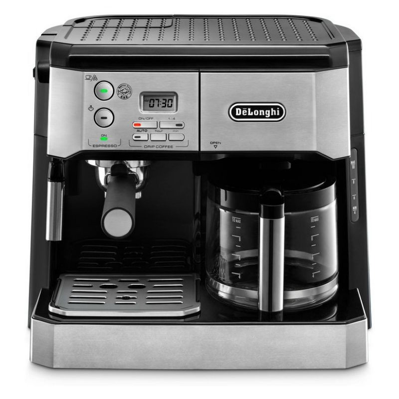 slide 1 of 13, DeLonghi Combination Espresso/Coffee Machine - Stainless Steel BCO430, 1 ct