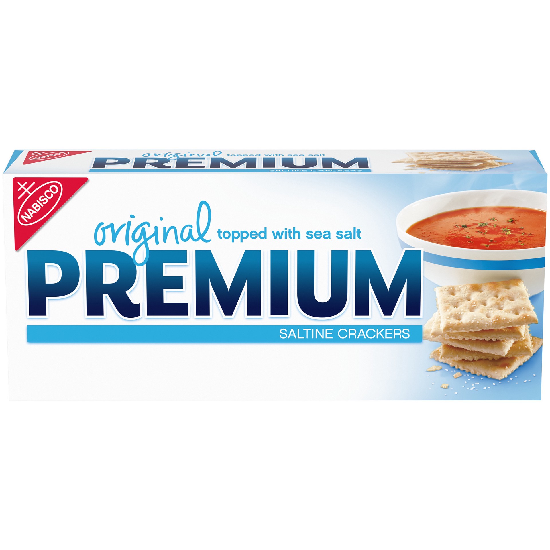 slide 1 of 8, Premium Original Saltine Crackers, 8 oz, 8 oz