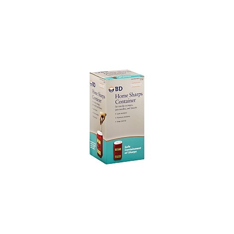 slide 1 of 1, Bd Home Sharps Container - Each, 1 ct