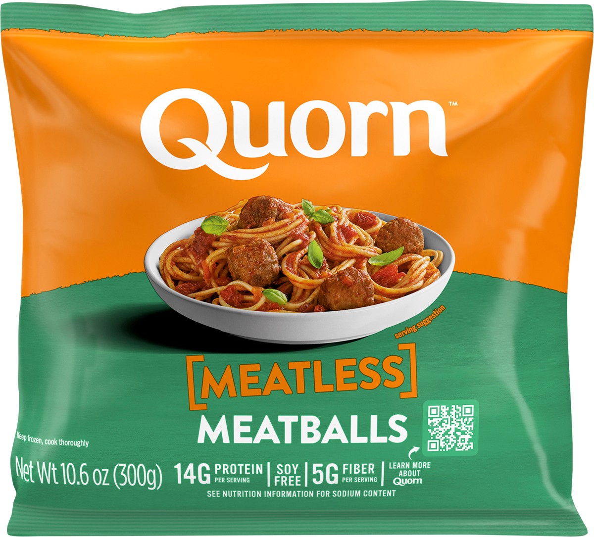 slide 3 of 3, Quorn Meatless Meatballs, 10.6 oz