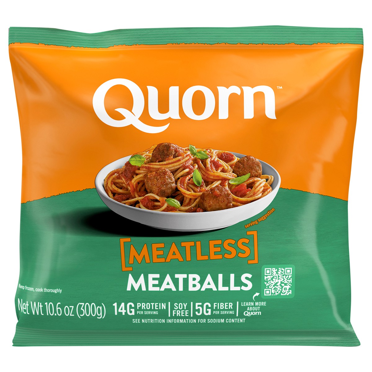 slide 1 of 3, Quorn Meatless Meatballs, 10.6 oz