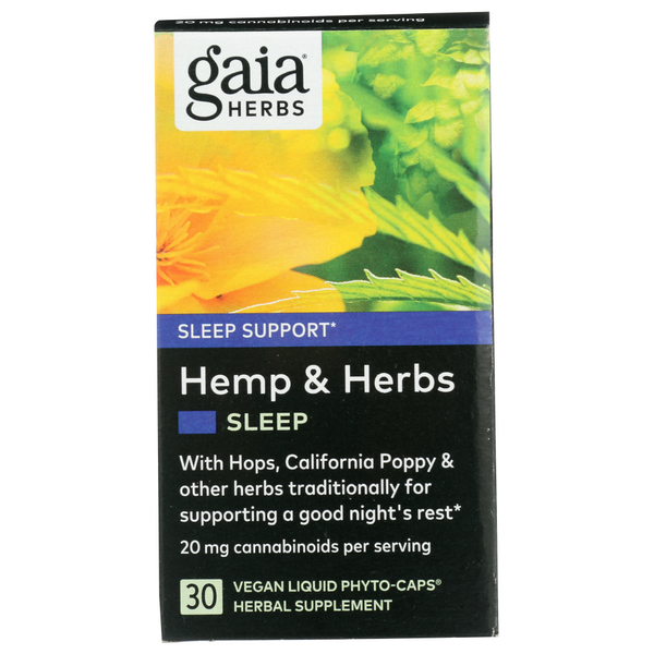 slide 1 of 1, Gaia Herbs Herb Hmp Hrb Sleep, 30 ct