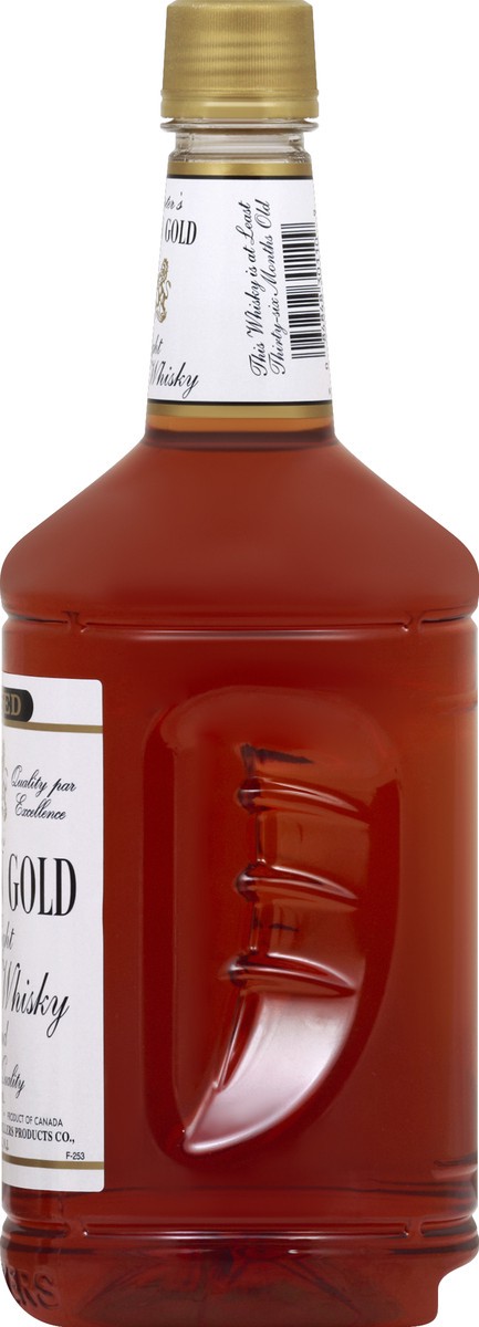 slide 6 of 8, Barristers Canadian Gold Whisky, Canadian, Very Light, 1.75 liter
