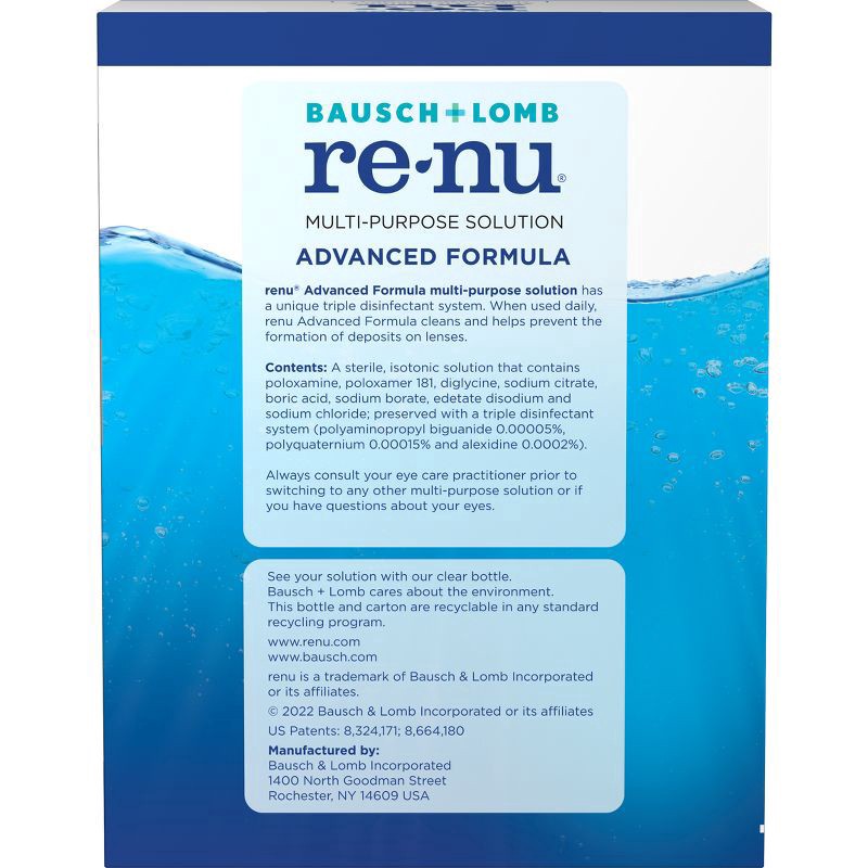 slide 5 of 6, renu Twin Pack Advanced Formula Multi-Purpose Solution 2 ea, 2 ct