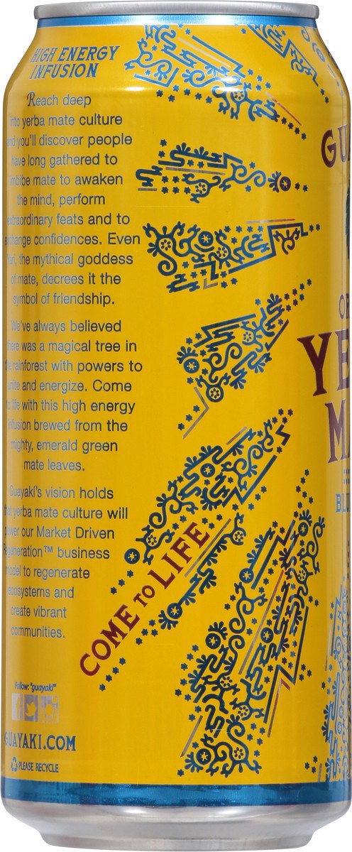 slide 5 of 9, Guayaki Yerba Mate Bluephoria Org - 15.5 oz, 15.5 oz