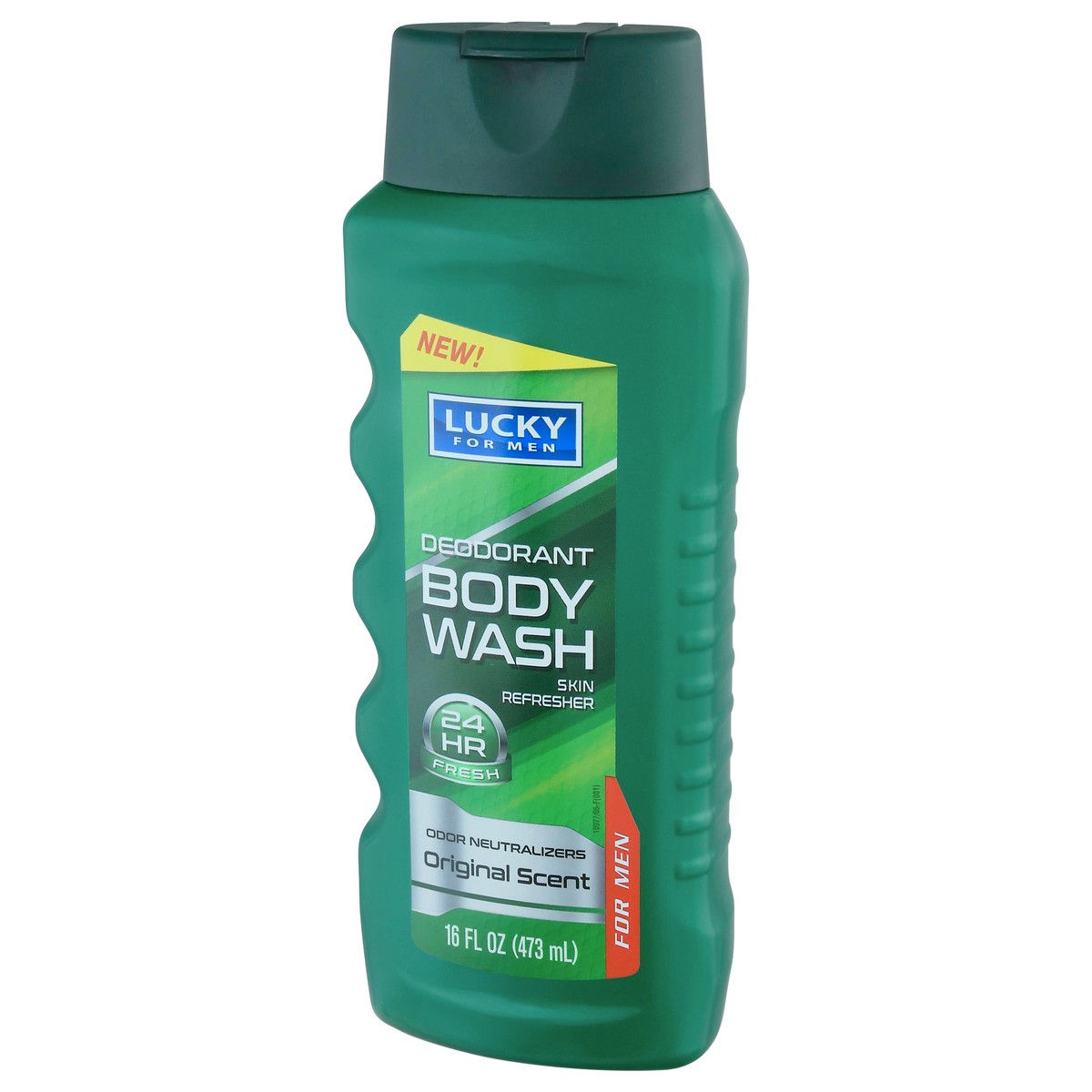 slide 3 of 12, Lucky For Men 24 hr Fresh Deodorant Original Scent Body Wash 16 fl oz, 16 fl oz