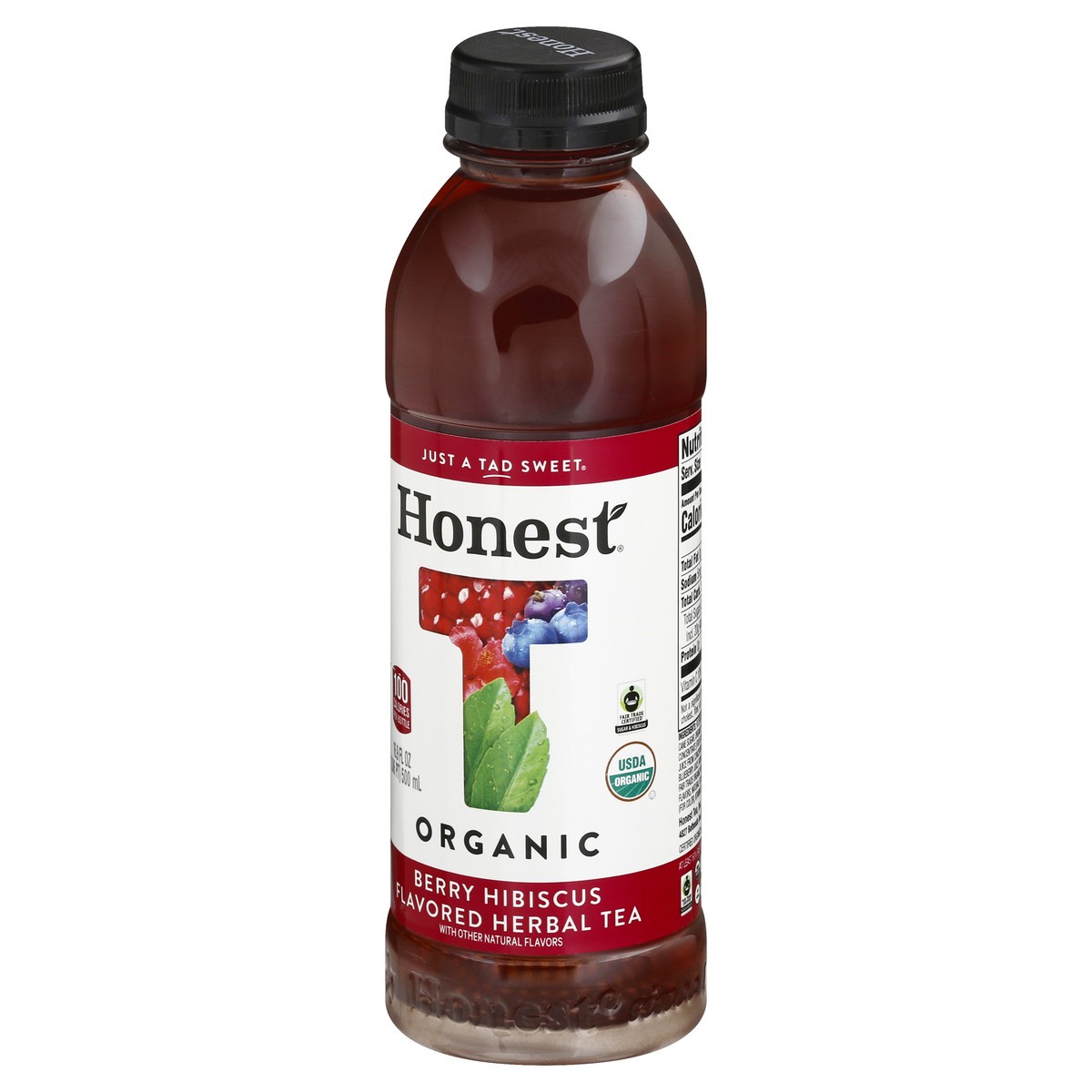 slide 9 of 10, Honest Berry Hibiscus Flavored Herbal Tea Bottle, 16.9 fl oz, 16.9 fl oz