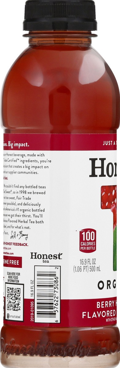 slide 6 of 10, Honest Berry Hibiscus Flavored Herbal Tea Bottle, 16.9 fl oz, 16.9 fl oz