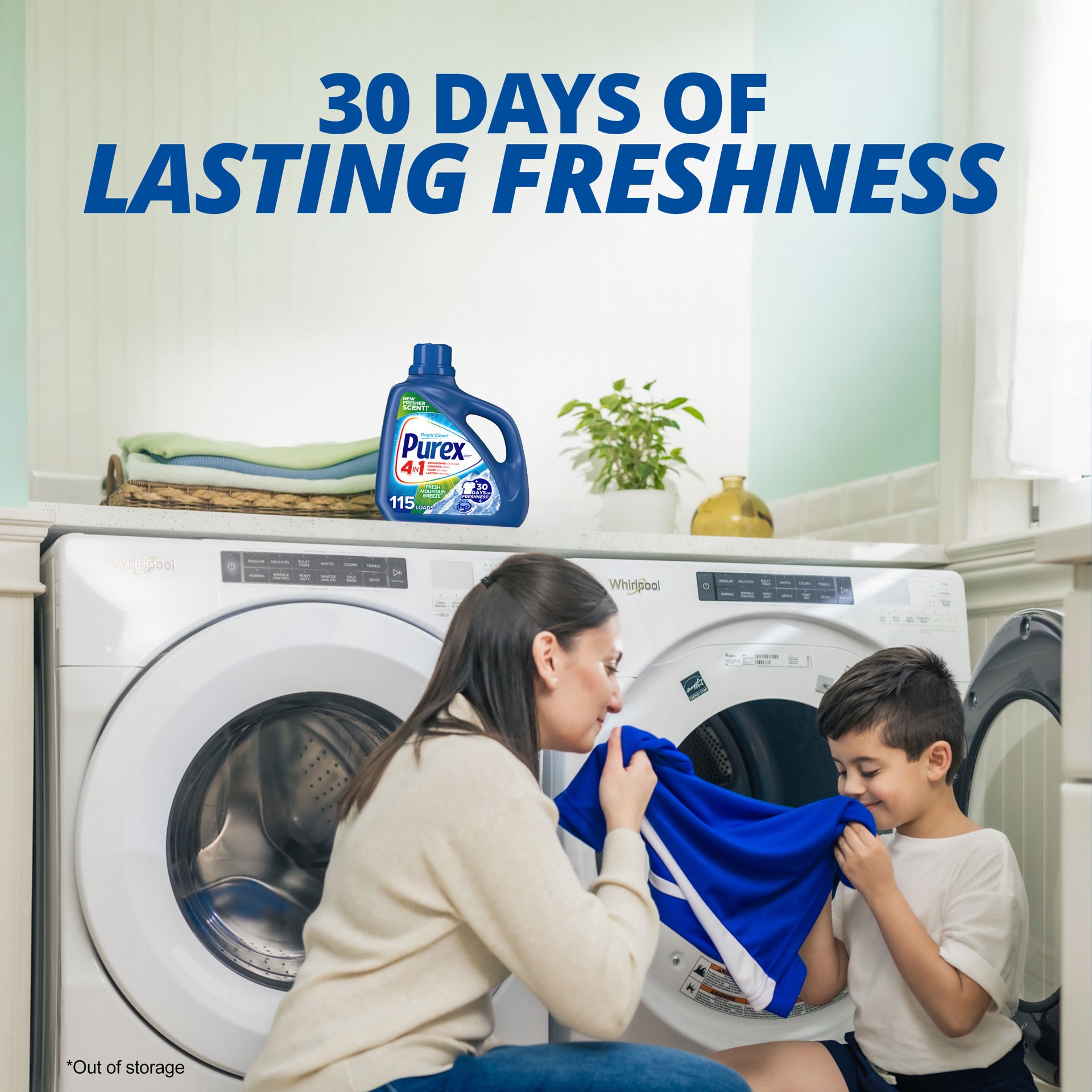 slide 1 of 3, Purex Fresh Mountain Breeze Liquid Laundry Detergent, 150 fl oz, 150 fl oz