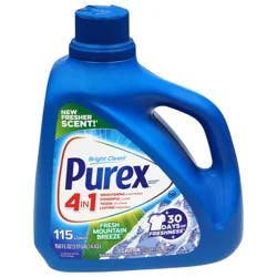 Purex Fresh Mountain Breeze Liquid Laundry Detergent, 150 fl oz