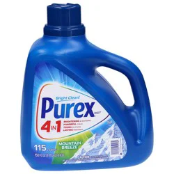 Purex Fresh Mountain Breeze Liquid Laundry Detergent, 150 fl oz