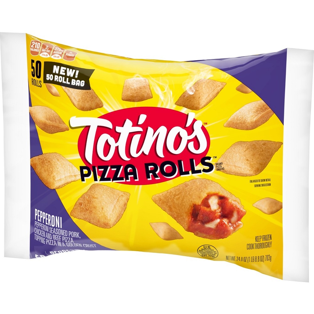 slide 2 of 3, Totino's Pepperoni Pizza Rolls, 50 ct