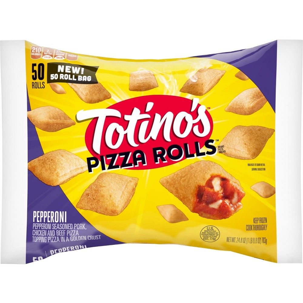 slide 3 of 3, Totino's Pepperoni Pizza Rolls, 50 ct