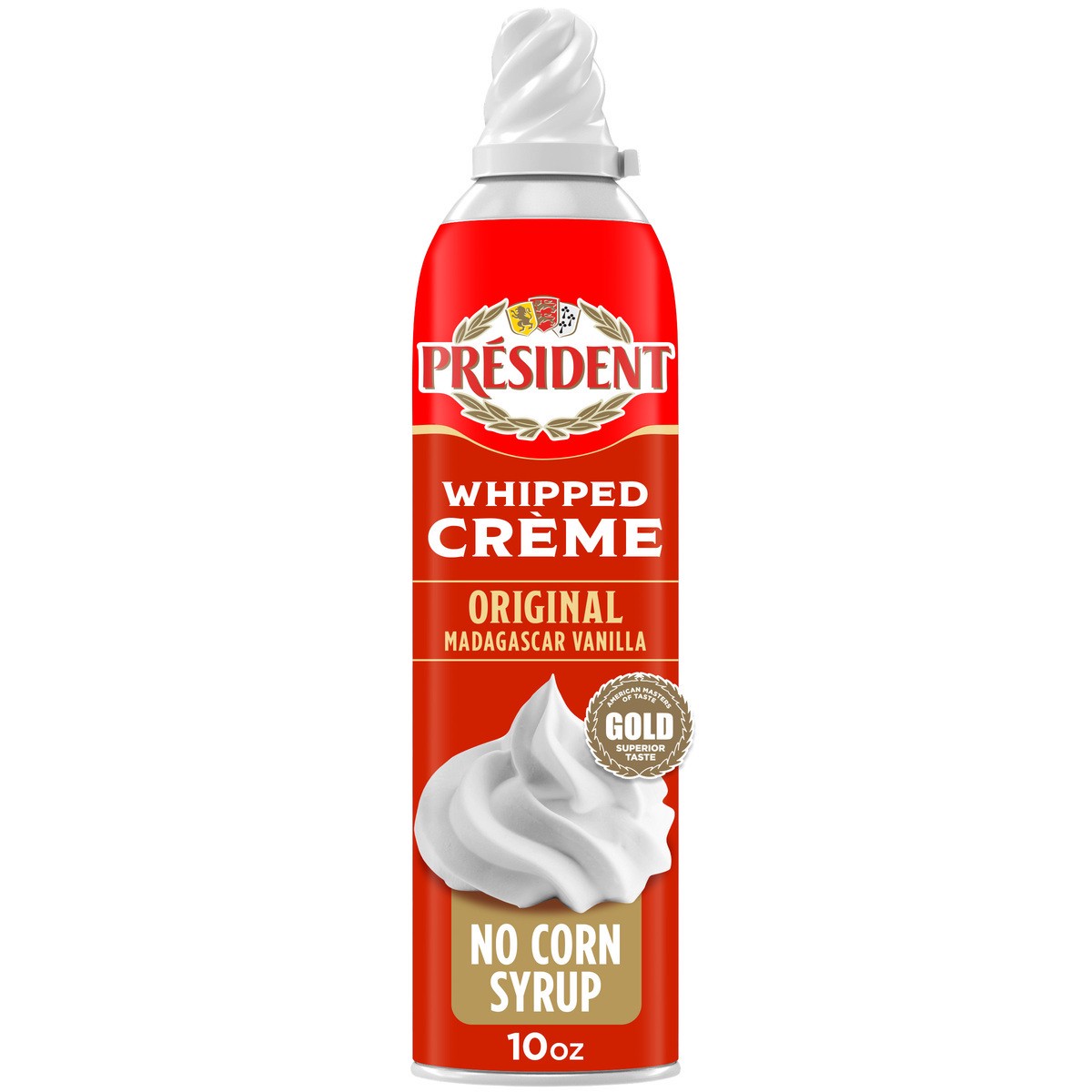 slide 1 of 1, Président Whipped Cream with Madagascar Vanilla, 10 oz, 10 oz