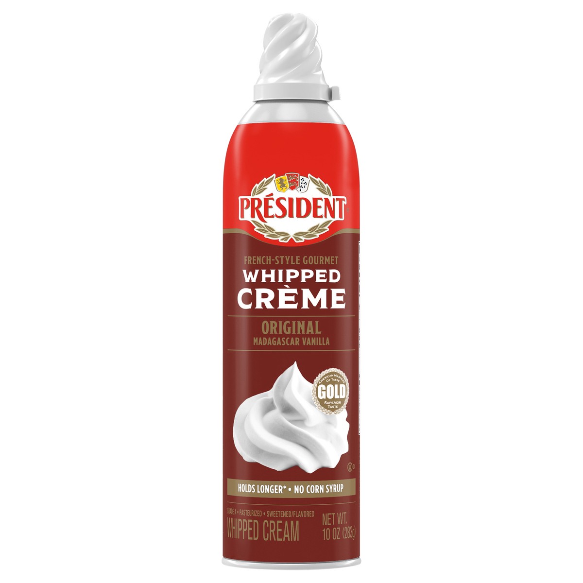 slide 1 of 1, Président Whipped Cream with Madagascar Vanilla, 10 oz, 10 oz