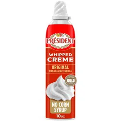 Président Whipped Cream with Madagascar Vanilla, 10 oz