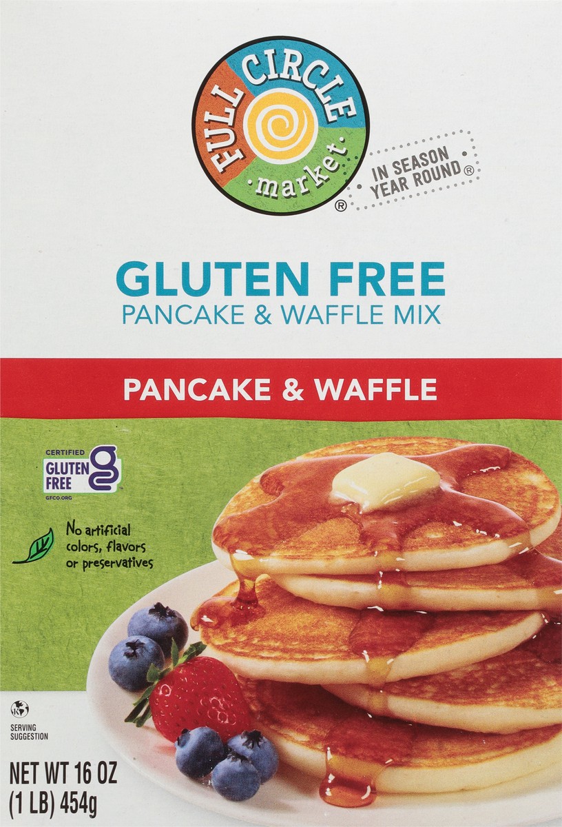 slide 6 of 9, Full Circle Market Gluten Free Pancake & Waffle Mix 16 oz, 16 oz