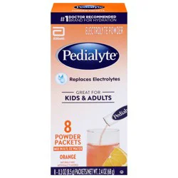 Pedialyte Electrolyte Powder Packs - Orange