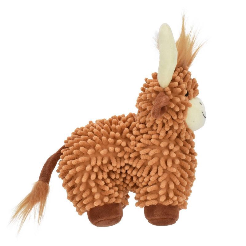 slide 2 of 4, Multipet Highland Cow Floppy Dog Plush Toy, 1 ct