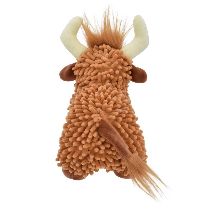 slide 3 of 4, Multipet Highland Cow Floppy Dog Plush Toy, 1 ct
