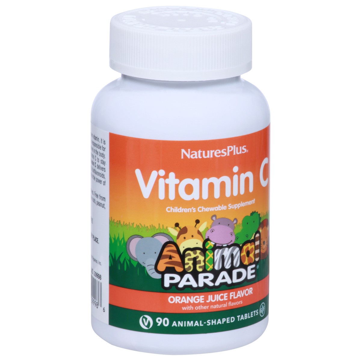 slide 3 of 9, Nature's Plus Natures Plus Source of Life Animal Parade Vitamin C Natural Orange Juice Flavor Chewable Tablets, 90 ct