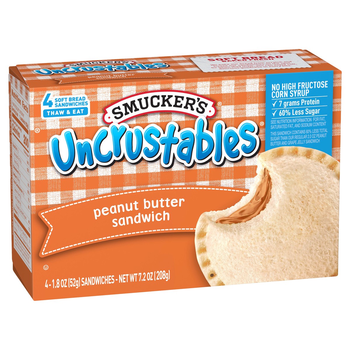 slide 4 of 13, Smucker's Uncrustable, 7.2 oz