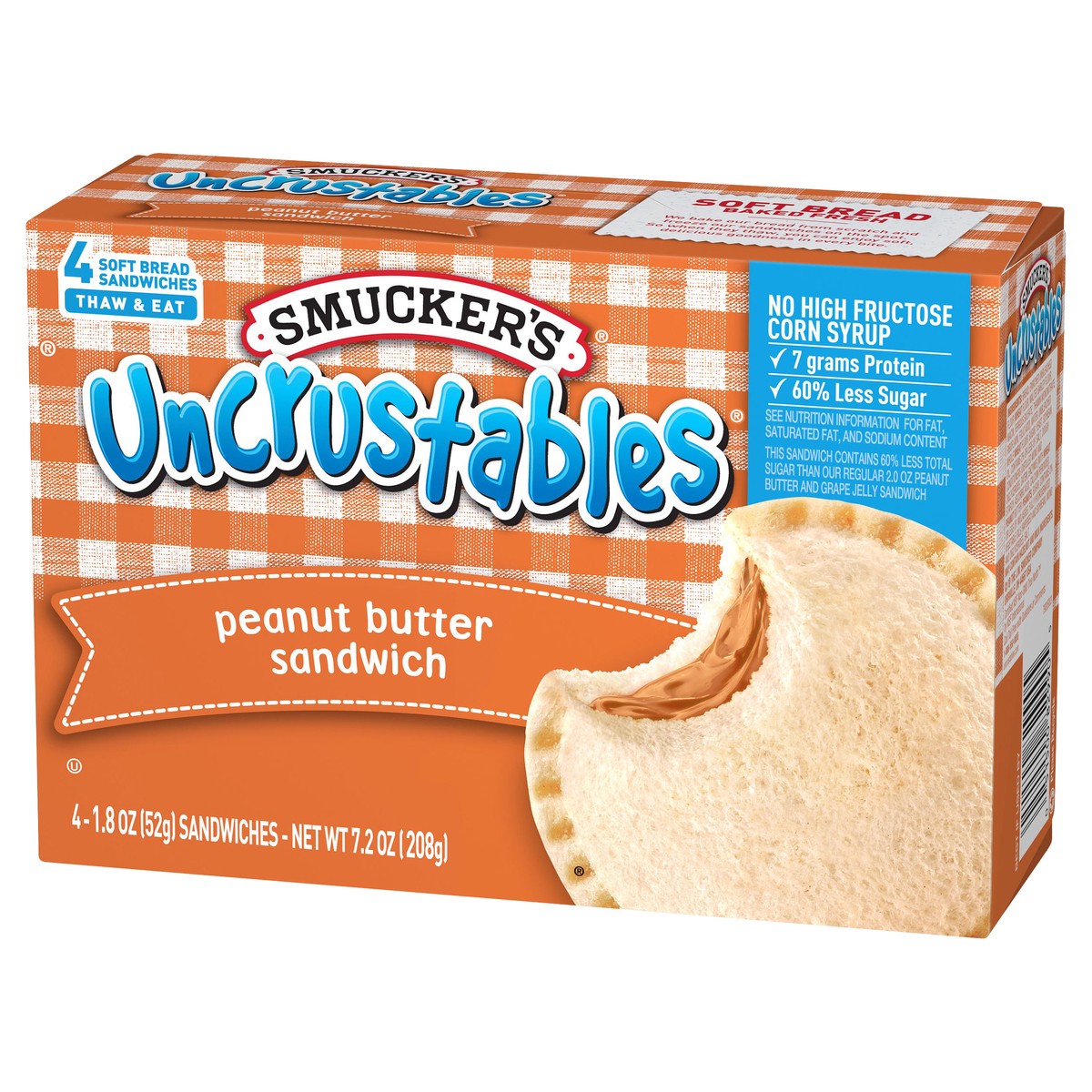 slide 6 of 13, Smucker's Uncrustable, 7.2 oz