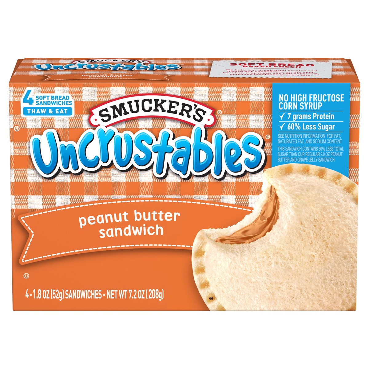 slide 1 of 13, Smucker's Uncrustable, 7.2 oz