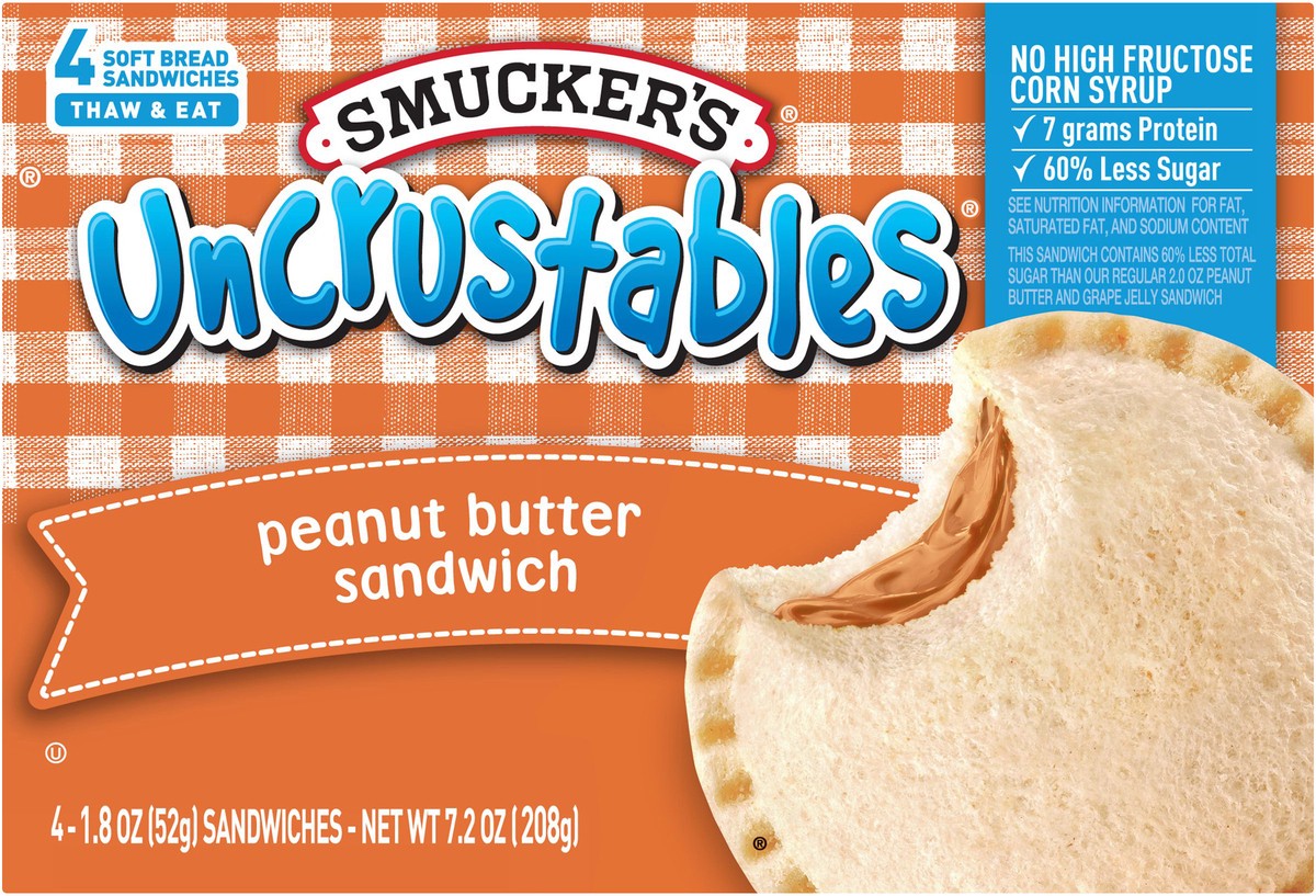 slide 10 of 13, Smucker's Uncrustable, 7.2 oz