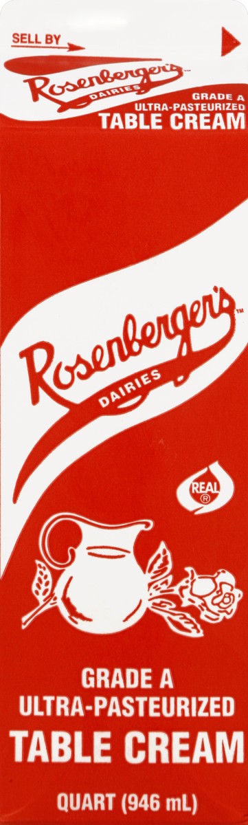 slide 3 of 4, Rosenberger's Light. Cream Ultra Quart, 32 fl oz