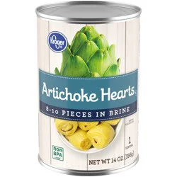 Kroger 810 Artichoke Hearts Pieces In Brine Can