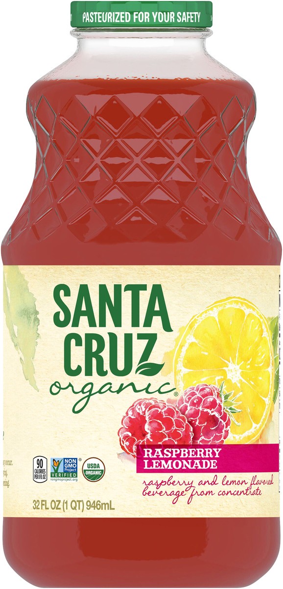 slide 11 of 13, Santa Cruz Organic Lemonade - 32 fl oz, 32 oz