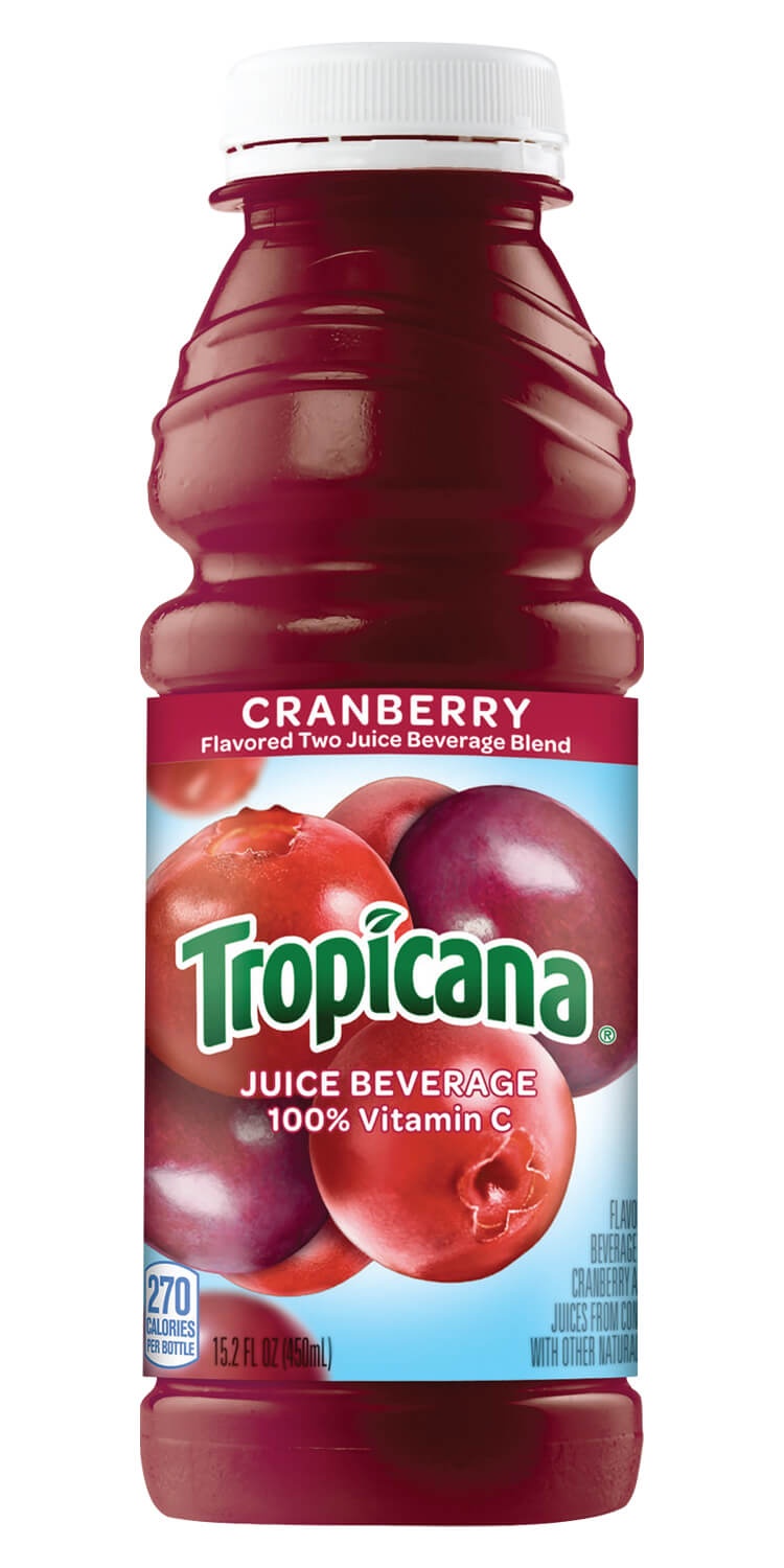 slide 1 of 1, Tropicana Cranberry, 15.2 oz