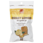 slide 1 of 1, Harris Teeter Menthol Cough Drops - Honey Lemon, 30 ct