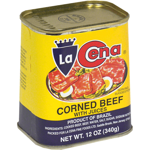 slide 1 of 1, La Cena Beef Corned, 12 ct