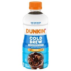 Dunkin'' Dunkin’ Caramel Artificially Flavored Cold Brew Concentrated Coffee, 31 Oz. Bottle