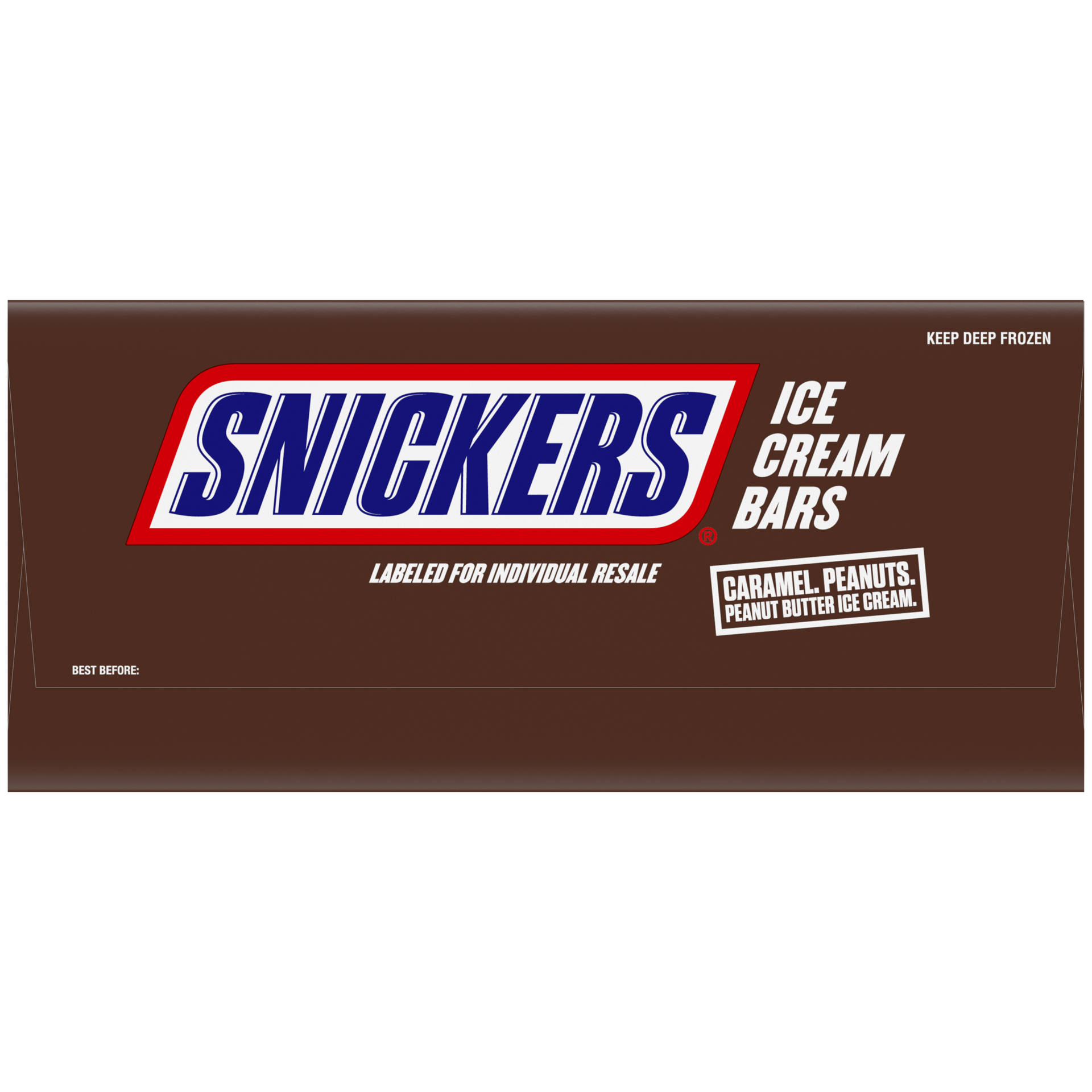 slide 2 of 4, SNICKERS Peanut Butter Milk Chocolate Ice Cream Bars, 24 Pack Box, 48 fl oz