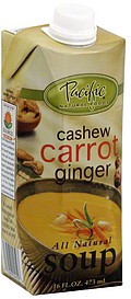 slide 1 of 4, Pacific Foods Soup Creamy Cashew Carrot Ginger, 16 oz