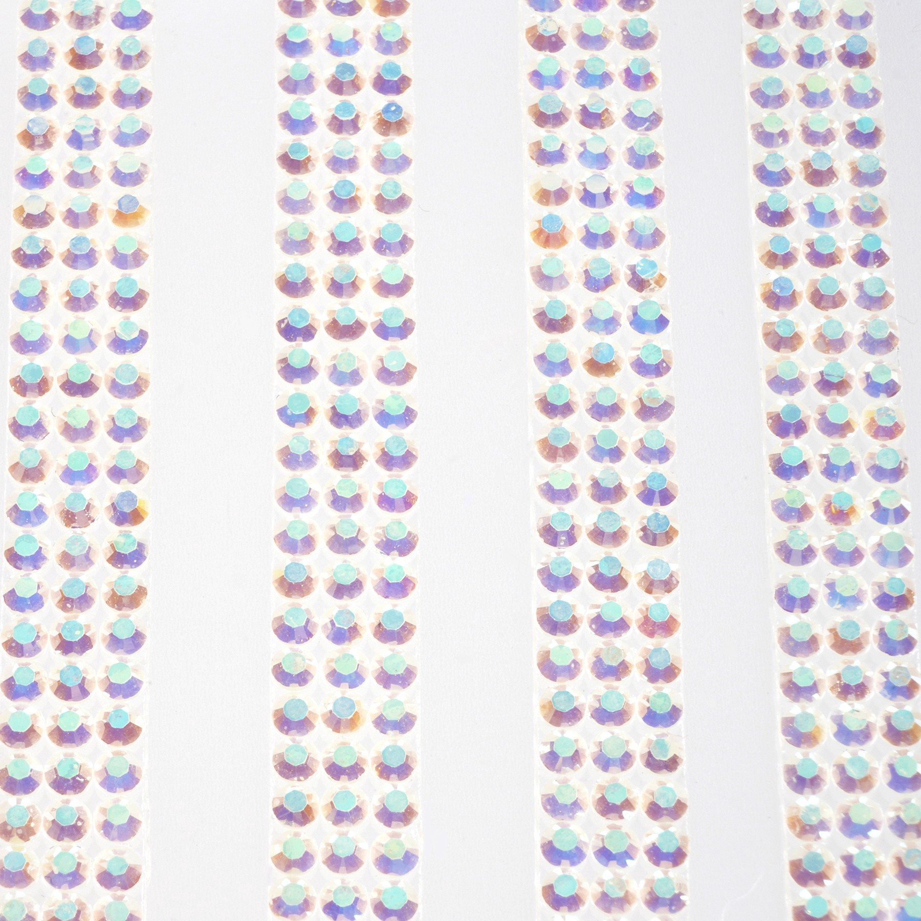 slide 2 of 4, Clear Iridescent Micro Gem Strips By Recollections, 12 in