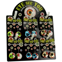 Dm Halloween Eyeball Earrings