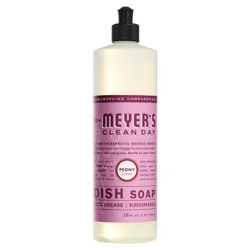 Mrs. Meyer's Clean Day Liquid Dish Soap, Peony Scent, 16 Ounce Bottle