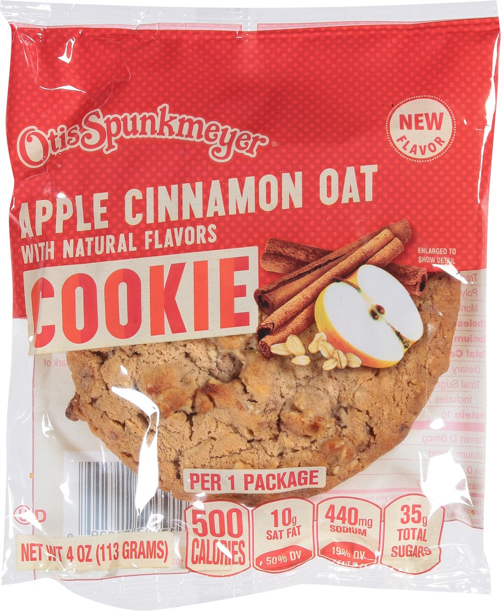 slide 8 of 14, Otis Spunkmeyer Apple Cinnamon Oat Cookie 4 oz, 4 oz