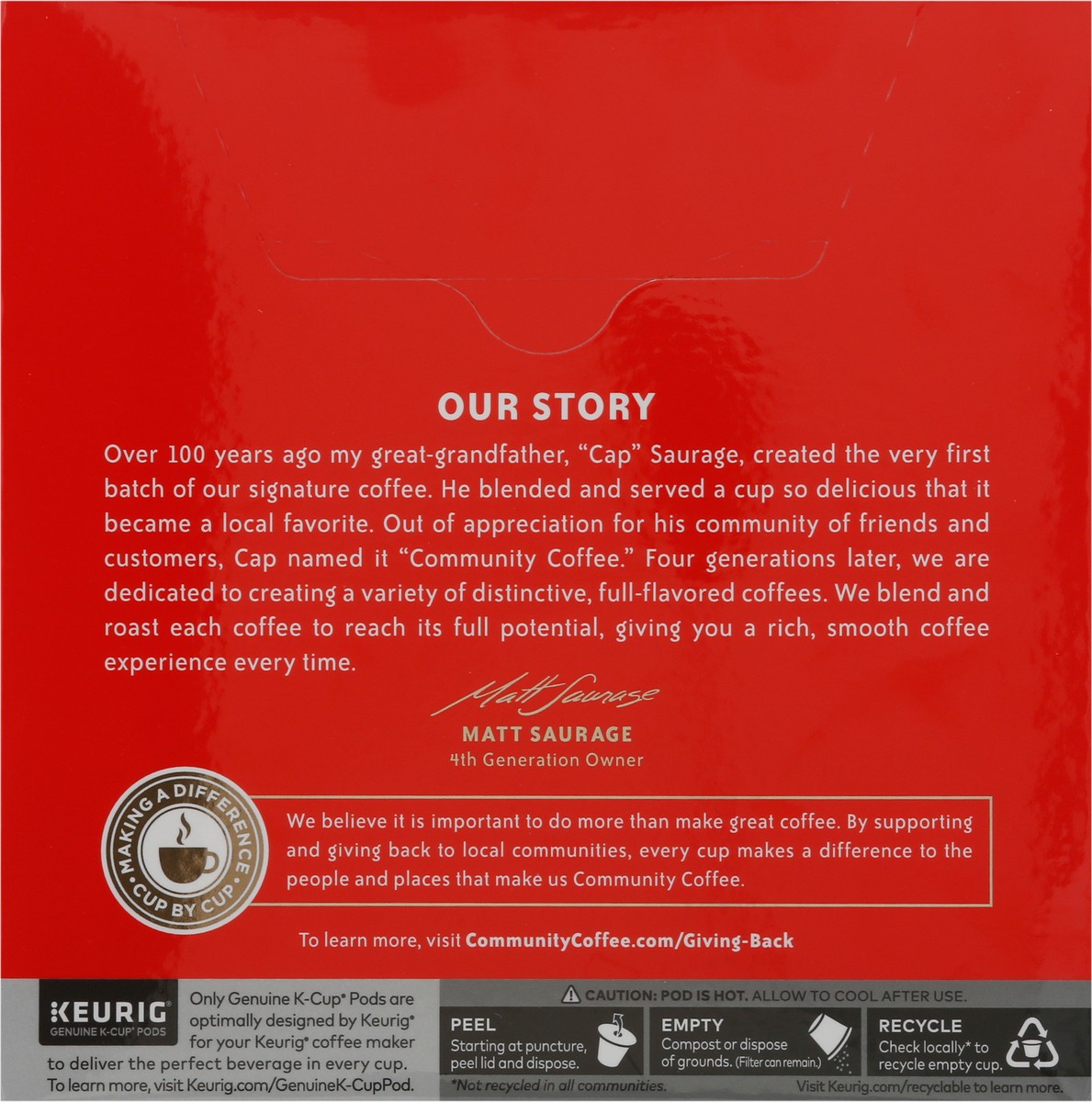 slide 10 of 11, Community Coffee Breakfast Blend Single Serve, 32 ct