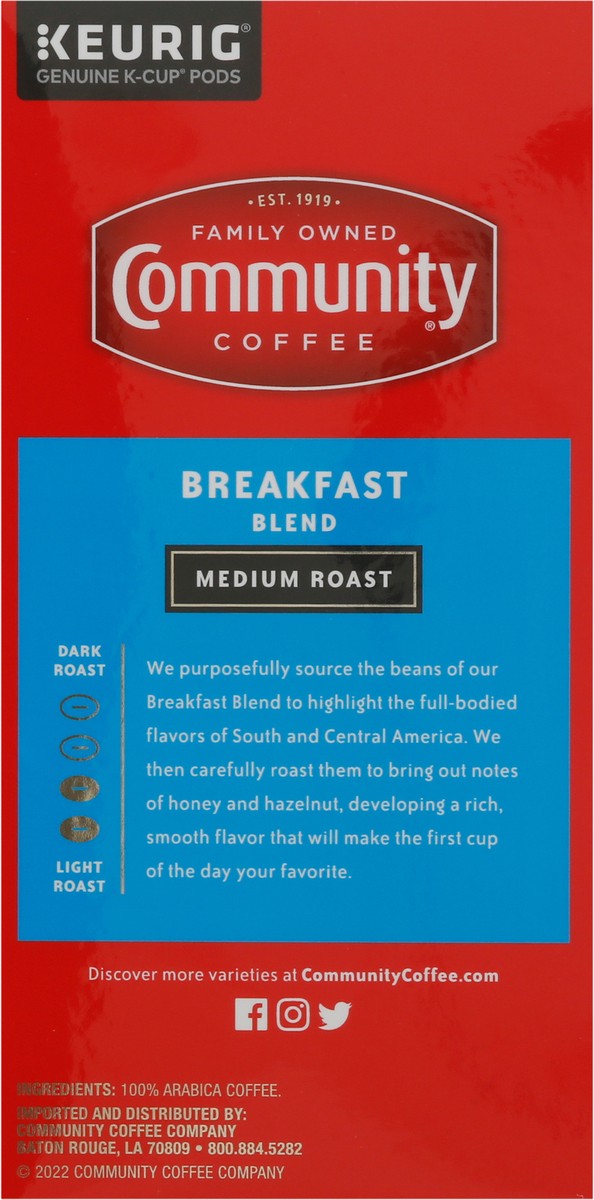 slide 9 of 11, Community Coffee Breakfast Blend Single Serve, 32 ct